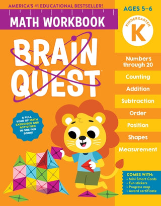 Cover image for 9781523524211 - Brain Quest Math Workbook: Kindergarten