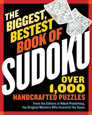 Cover image for 9781523524297 - The Biggest, Bestest Book of Sudoku