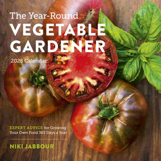 Cover image for 9781523524792 - The Year-Round Vegetable Gardener Wall Calendar 2025