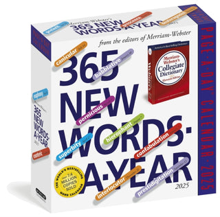 Cover image for 9781523525126 - 365 New Words-A-Year Page-A-Day® Calendar 2025