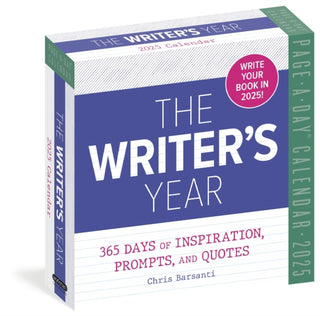Cover image for 9781523525812 - Writer's Year Page-A-Day® Calendar 2025