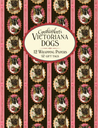 Cover image for 9781523526161 - Cynthia Hart's Victoriana Dogs: 12 Wrapping Papers and Gift Tags