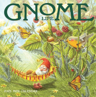 Cover image for 9781523526444 - Gnome Life Mini Wall Calendar 2025