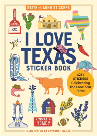 Cover image for 9781523527281 - I Love Texas Sticker Book