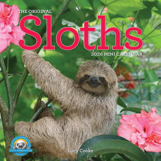 Cover image for 9781523529346 - Original Sloths Mini Wall Calendar 2026