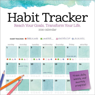 Cover image for 9781523529513 - Habit Tracker Wall Calendar 2026