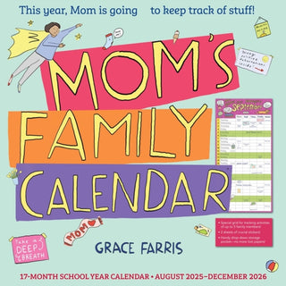 Cover image for 9781523529537 - Mom's Family Wall Calendar 2026