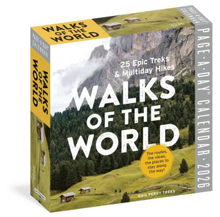 Cover image for 9781523529544 - Walks of the World Page-A-Day® Calendar 2026