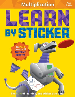 Cover image for 9781523529735 - Learn by Sticker: Multiplication