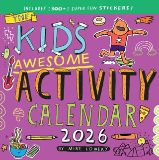 Cover image for 9781523529742 - Kid's Awesome Activity Wall Calendar 2026