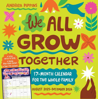 Cover image for 9781523529872 - We All Grow Together 17-Month Wall Calendar 2026