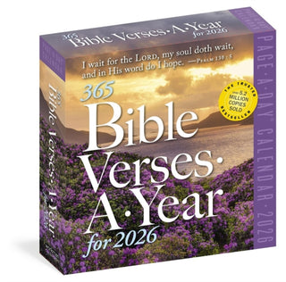 Cover image for 9781523530038 - 365 Bible Verses-A-Year Page-A-Day® Calendar 2026