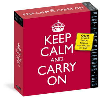 Cover image for 9781523530151 - Keep Calm and Carry On Page-A-Day® Calendar 2026