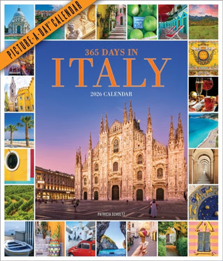 Cover image for 9781523530403 - 365 Days in Italy Picture-A-Day® Wall Calendar 2026
