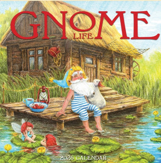 Cover image for 9781523530472 - Gnome Life Wall Calendar 2026