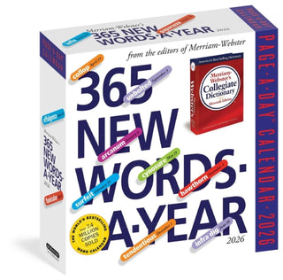 Cover image for 9781523530489 - 365 New Words-A-Year Page-A-Day® Calendar 2026