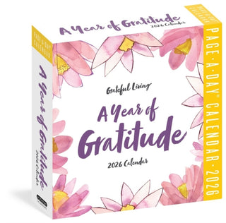 Cover image for 9781523530649 - Year of Gratitude Page-A-Day® Calendar 2026