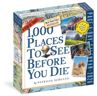 Cover image for 9781523530816 - 1,000 Places to See Before You Die Page-A-Day® Calendar 2026