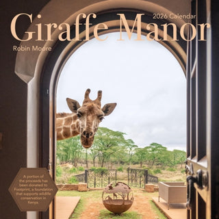 Cover image for 9781523531073 - Giraffe Manor Wall Calendar 2026