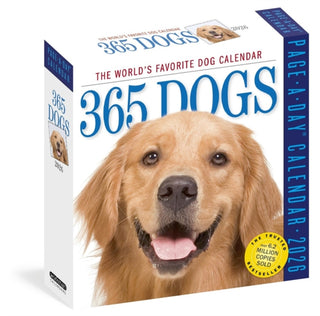 Cover image for 9781523531158 - 365 Dogs Page-A-Day® Calendar 2026