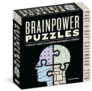 Cover image for 9781523531172 - Brainpower Puzzles Page-A-Day® Calendar 2026