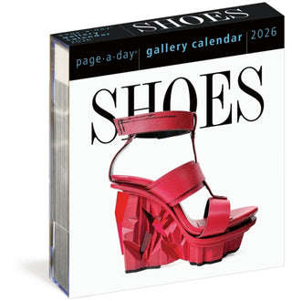 Cover image for 9781523531271 - Shoes Page-A-Day® Gallery Calendar 2026