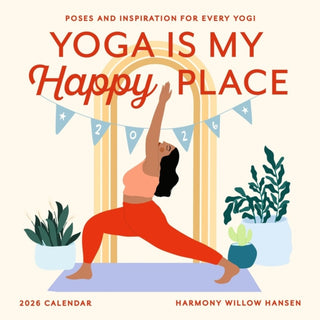 Cover image for 9781523531288 - Yoga Is My Happy Place Wall Calendar 2026