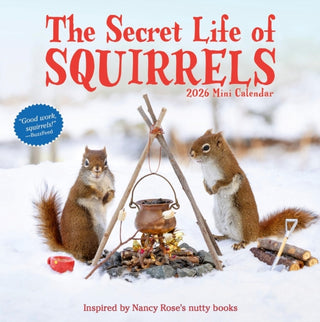 Cover image for 9781523531301 - Secret Life of Squirrels Mini Wall Calendar 2026