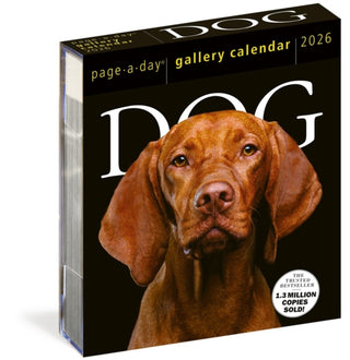 Cover image for 9781523531394 - Dog Page-A-Day® Gallery Calendar 2026