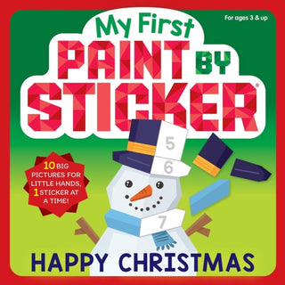 Supplemental image for 9781523532056 - My First Paint by Sticker: Happy Christmas