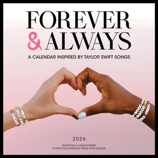 Cover image for 9781523532254 - Forever & Always: A 2026 Wall Calendar Inspired by Taylor Swift Songs (Unofficial and Unauthorized)