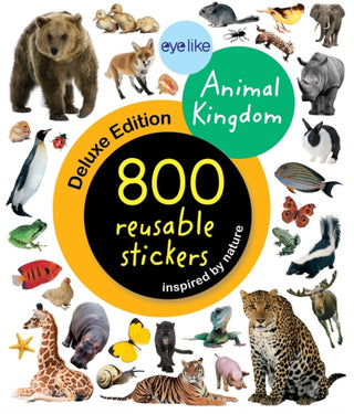 Cover image for 9781523532407 - Eyelike Stickers Deluxe: Animal Kingdom