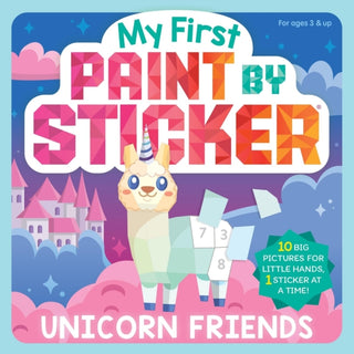 Cover image for 9781523535453 - My First Paint by Sticker: Unicorn Friends