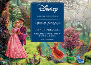 Supplemental image for 9781524855642 - Disney Dreams Collection Thomas Kinkade Studios Disney Princess Color Your Own P
