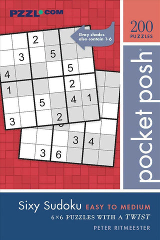 Cover image for 9781524868109 - Pocket Posh Sixy Sudoku Easy to Medium