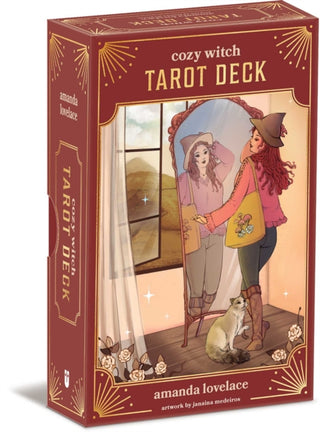 Cover image for 9781524871291 - Cozy Witch Tarot Deck and Guidebook