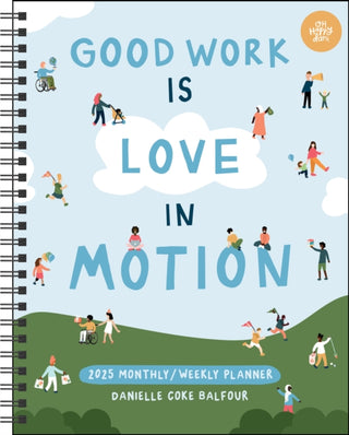 Cover image for 9781524887124 - Love in Motion 12-Month 2025 Monthly/Weekly Planner Calendar