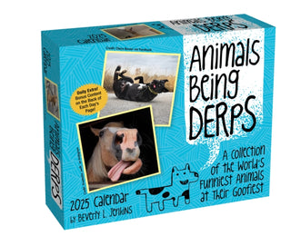 Cover image for 9781524889296 - Animals Being Derps 2025 Day-to-Day Calendar