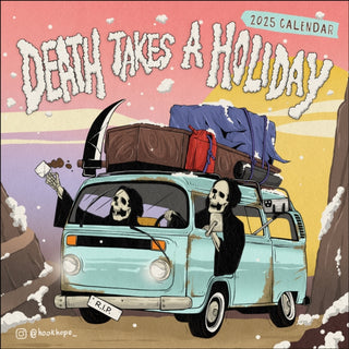 Cover image for 9781524889357 - Death Takes a Holiday 2025 Wall Calendar