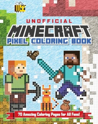 Cover image for 9781524889777 - The Unofficial Minecraft Pixel Coloring Book