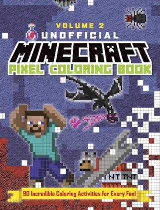Cover image for 9781524889784 - The Unofficial Minecraft Pixel Coloring Book
