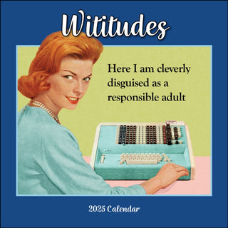 Cover image for 9781524889999 - Wititudes 2025 Wall Calendar