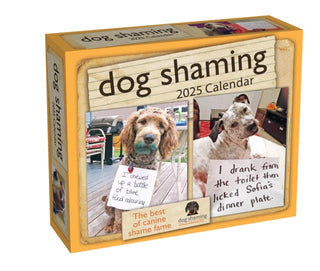 Cover image for 9781524890766 - Dog Shaming 2025 Day-to-Day Calendar