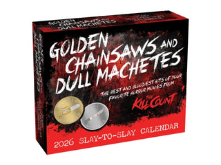 Cover image for 9781524892418 - Golden Chainsaws and Dull Machetes 2026 Calendar