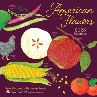 Cover image for 9781524892531 - American Flavors 2025 Wall Calendar