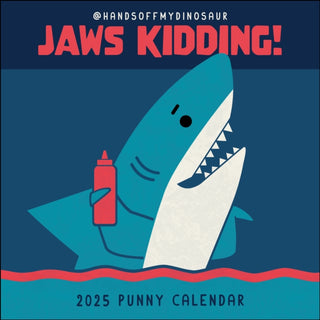 Cover image for 9781524892715 - HandsOffMyDinosaur 2025 Wall Calendar