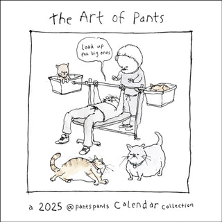 Cover image for 9781524893217 - The Art of Pants 2025 Wall Calendar