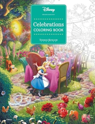 Cover image for 9781524893682 - Disney Dreams Collection Thomas Kinkade Studios Celebrations Coloring Book