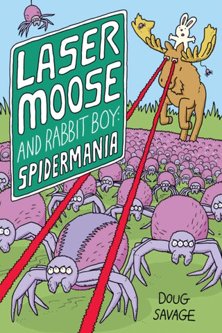 Cover image for 9781524895488 - Laser Moose and Rabbit Boy: Spidermania