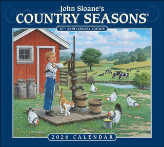 Cover image for 9781524896317 - John Sloane's Country Seasons® 2026 Deluxe Wall Calendar